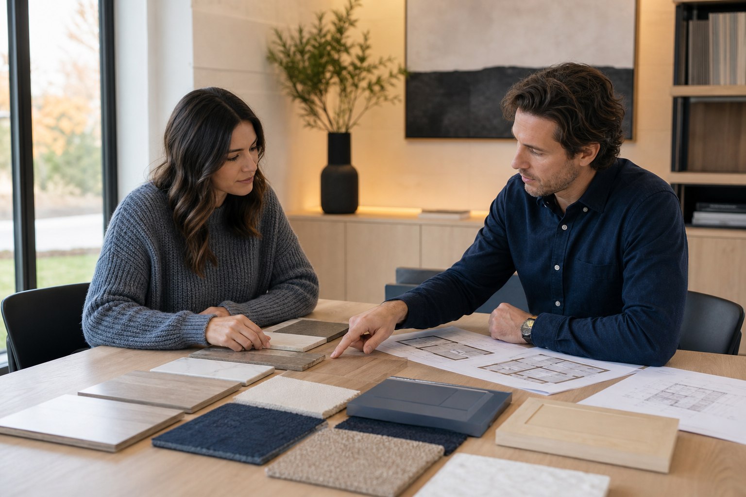 Consultation about plans and material choices