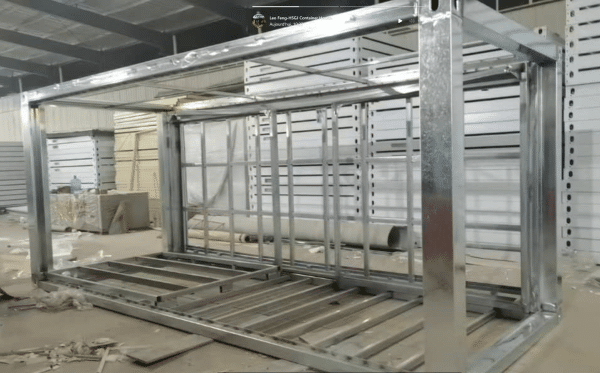 Hot dipped galvanized structures