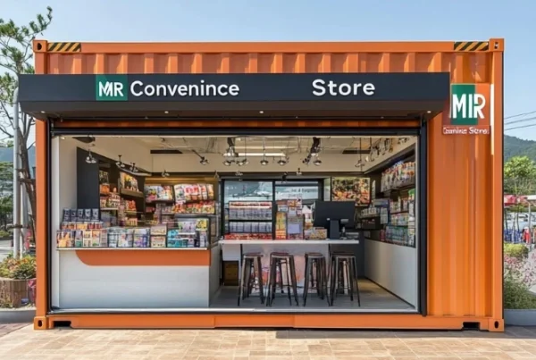 Business container with custom options